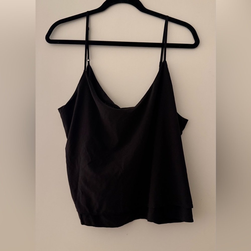 Athleta women’s dark navy Cowl Neck Camisole flowy xl